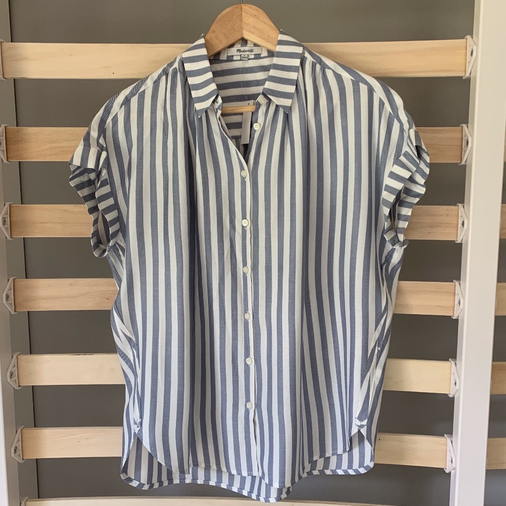 Madewell Central Shirt in Pompano Stripe
